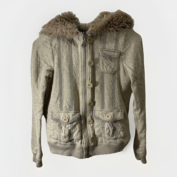 Marc Jacobs Jackets & Blazers - Marc By Marc Jacobs Jacket Women's Small Tinted Pearl Fur Lined Hood Full Zip